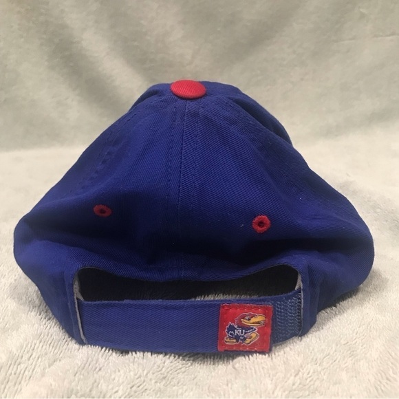 Captivating Headgear - University of Kansas Jayhawks Adjustable Ball Cap - Picture 5 of 12
